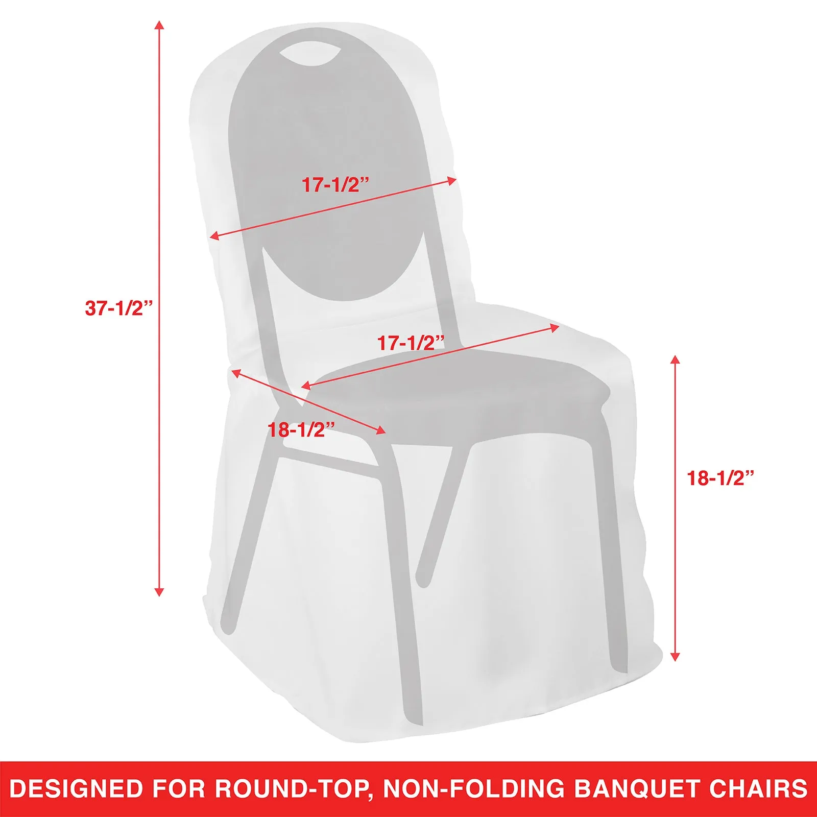 10 Elegant Wedding/Party Banquet Polyester Chair Covers