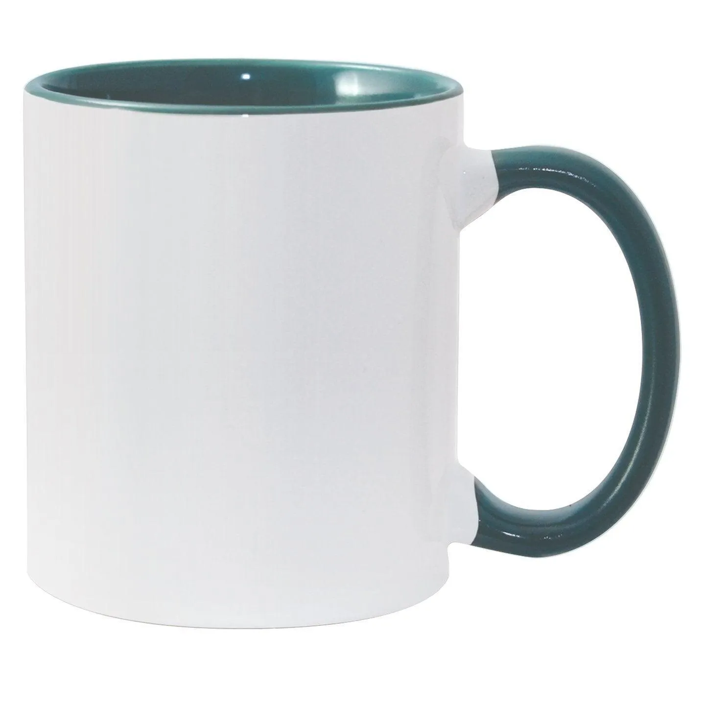 11 oz Inner & Handle Colored Mug - Green