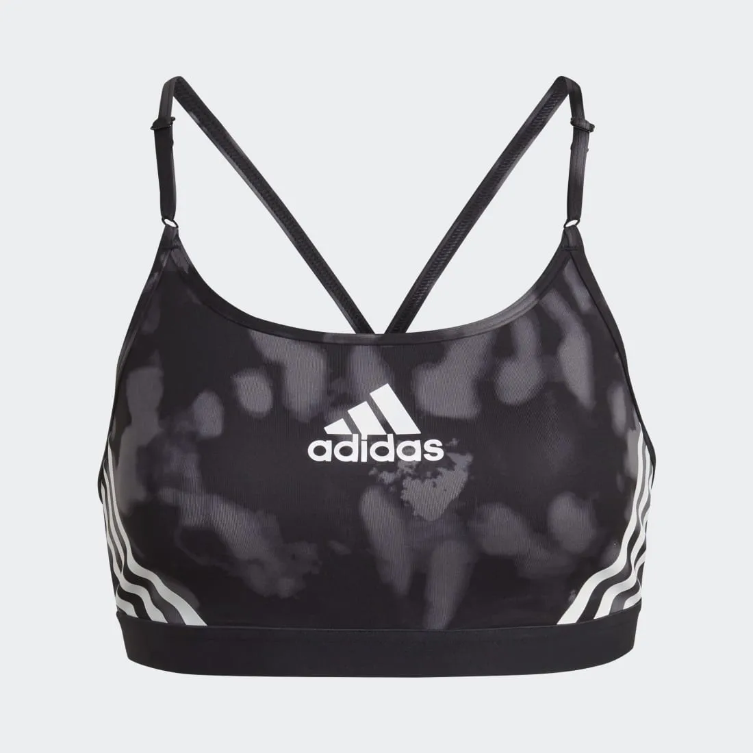 adidas Aeroreact Light-Support Hyperglam Women's Printed Bra