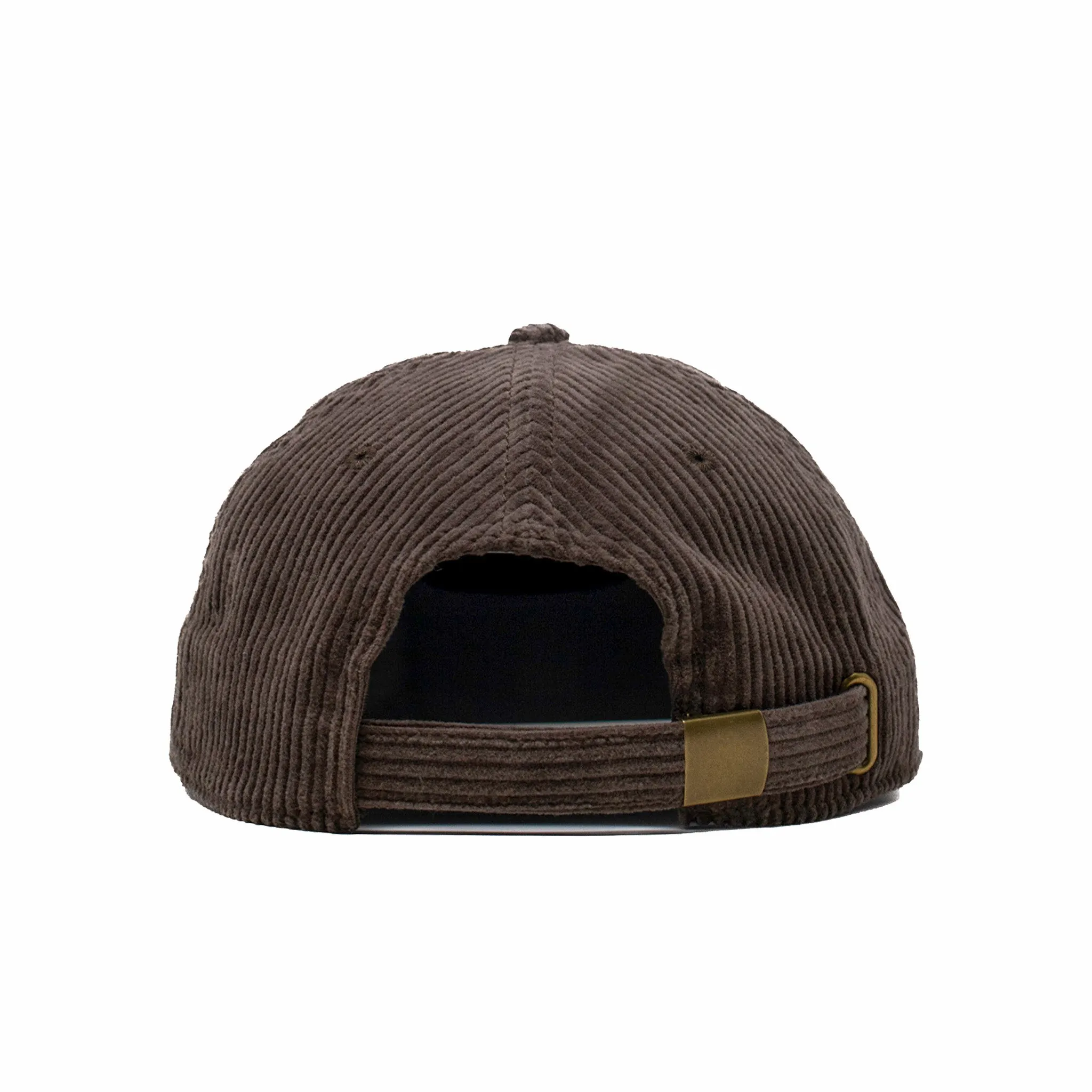 August "Smoke Lounge" 6 Panel Corduroy Hat (Brown)