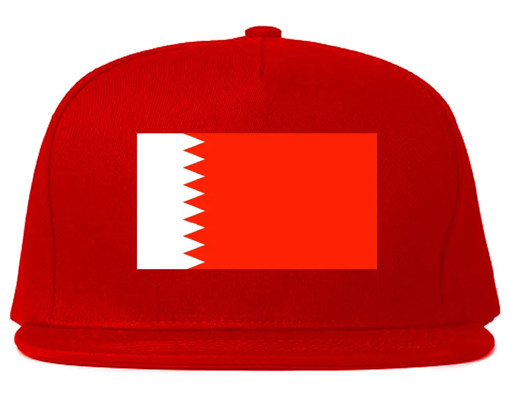 Bahrain Flag Country Printed Snapback Hat Cap