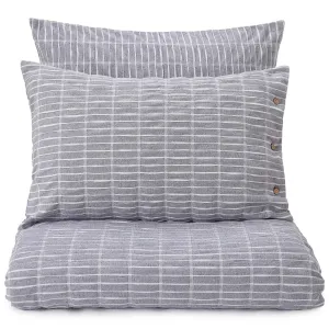 Bayan Bedding [Dark blue/Natural white]