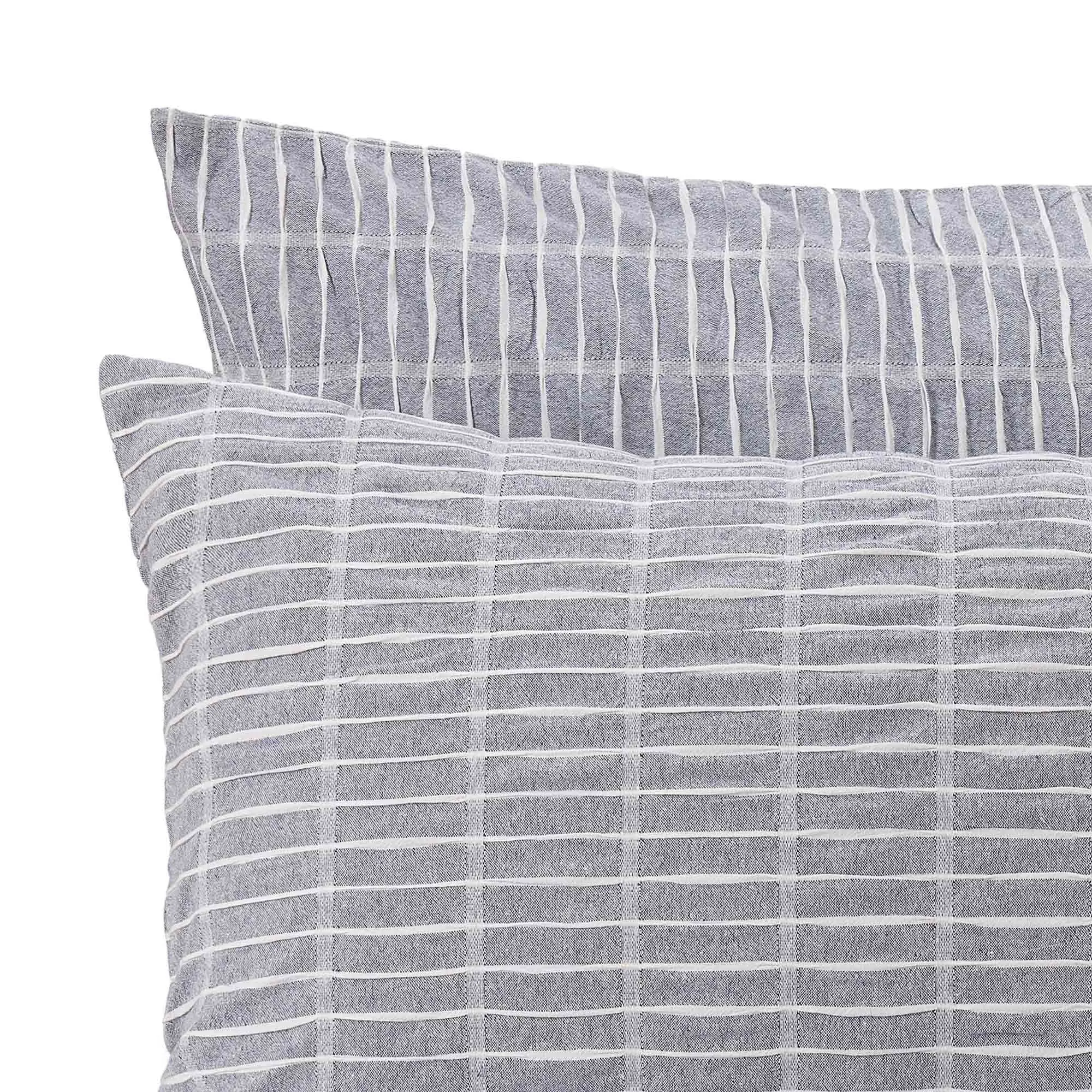 Bayan Bedding [Dark blue/Natural white]