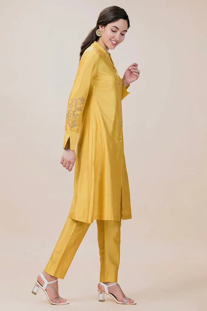 Blazer Style Festival Kurta Set