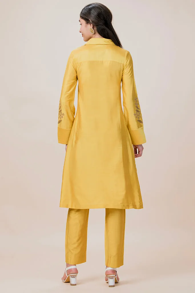 Blazer Style Festival Kurta Set