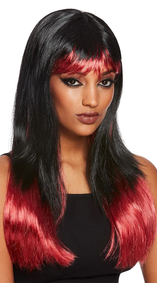 Bleeding Dip Dye Wig