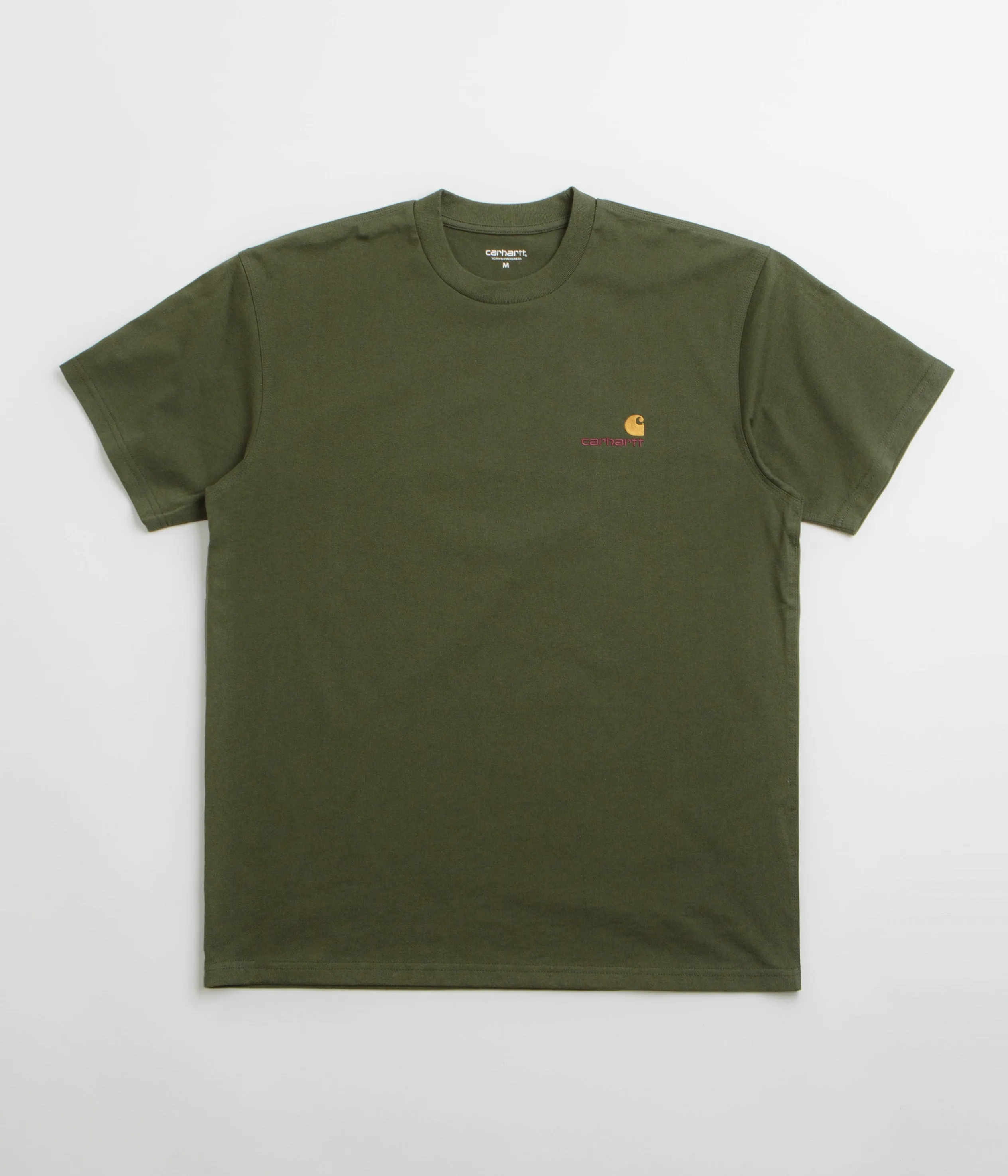 Carhartt American Script T-Shirt - Tarragon