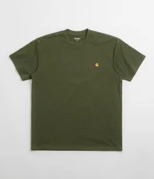 Carhartt American Script T-Shirt - Tarragon