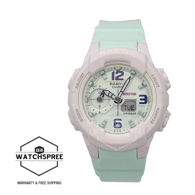 Casio Baby-G Summertime Pastel Colors Two Tone Resin Band Watch BGA230PC-6B BGA-230PC-6B