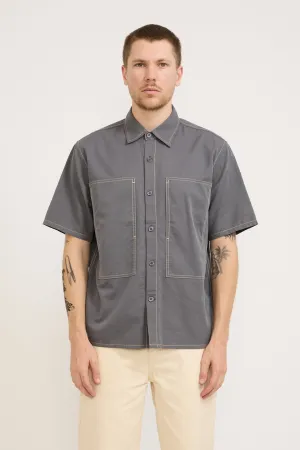 Cliff Short Sleeve Shirt Charcoal