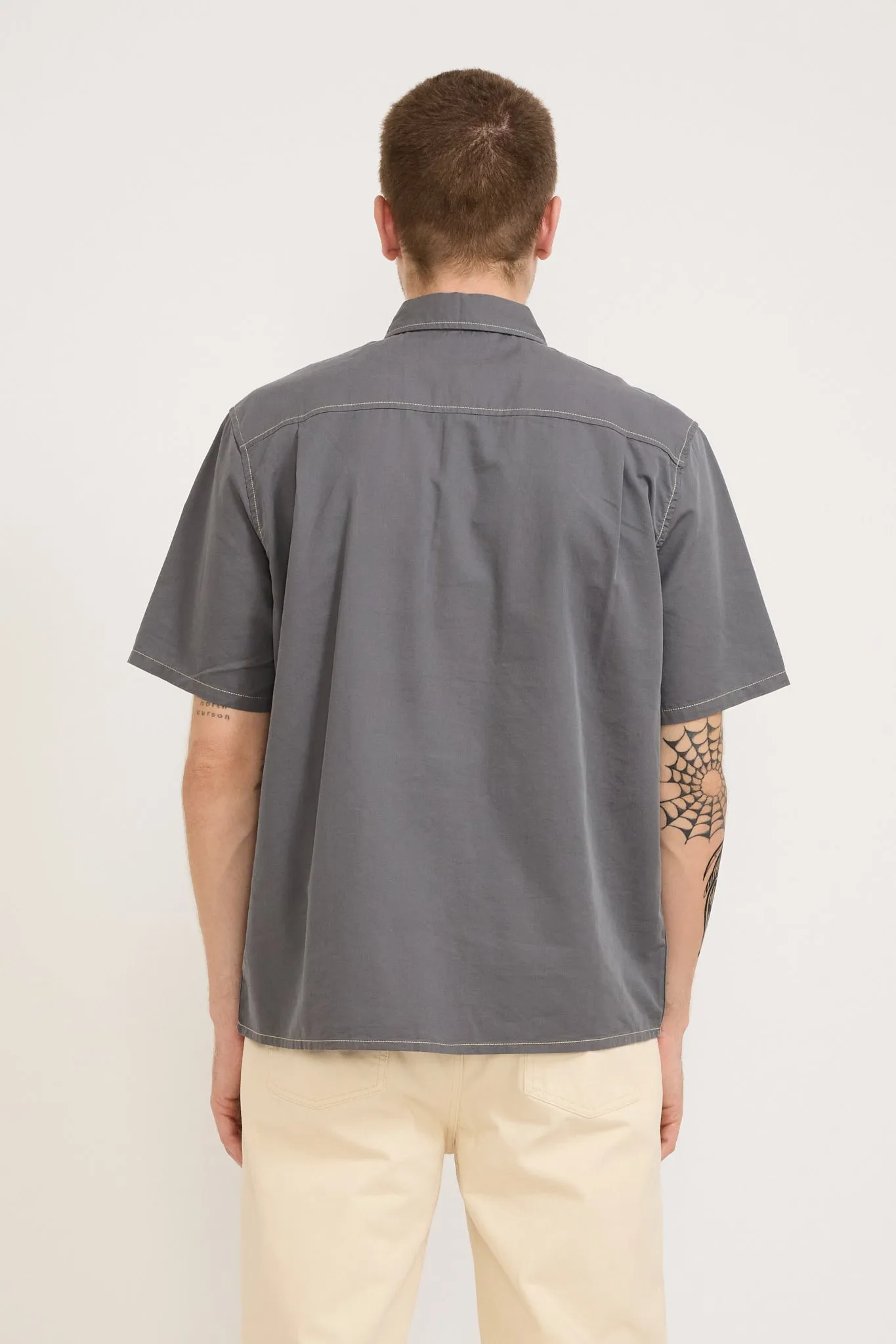 Cliff Short Sleeve Shirt Charcoal