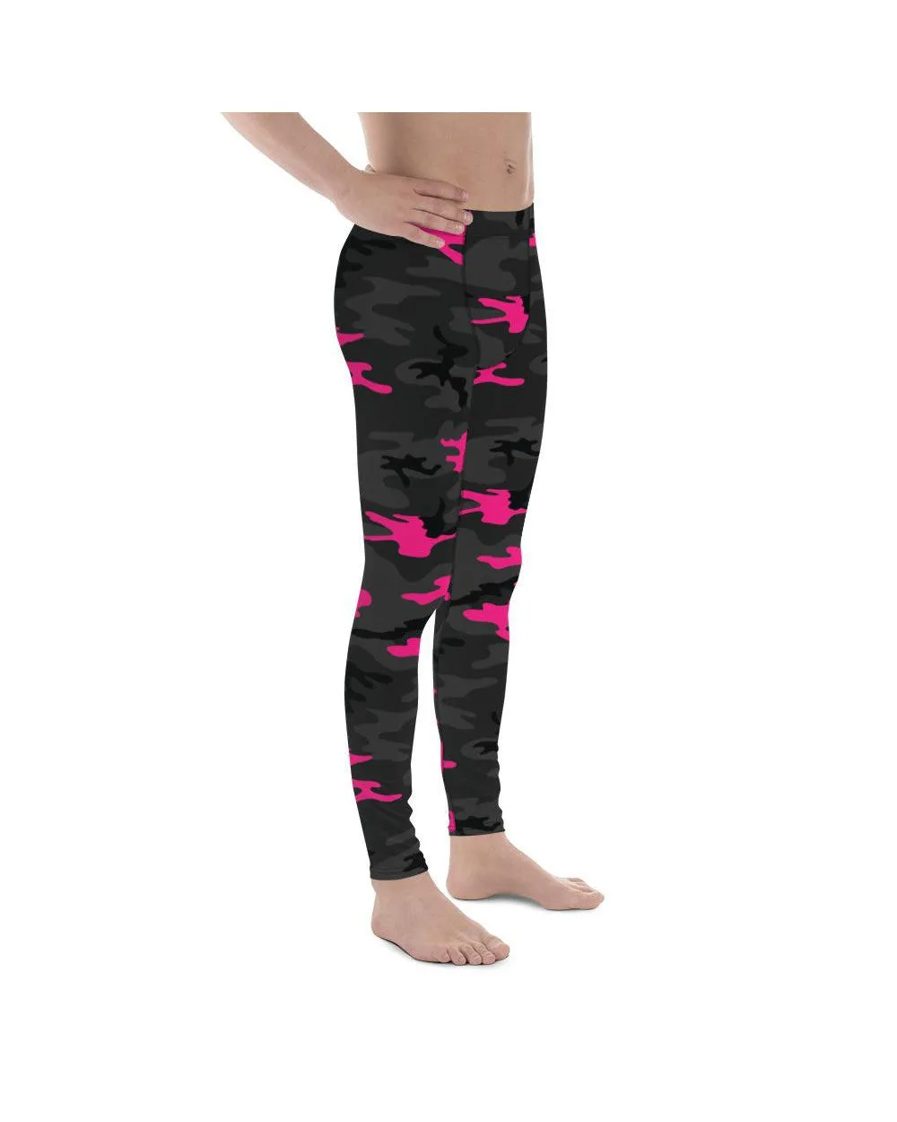 Dark Pink Camo Meggings