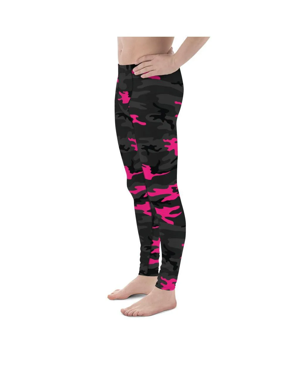 Dark Pink Camo Meggings