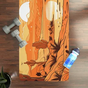 Desert Oasis Design, Eco-Friendly Yoga Mat