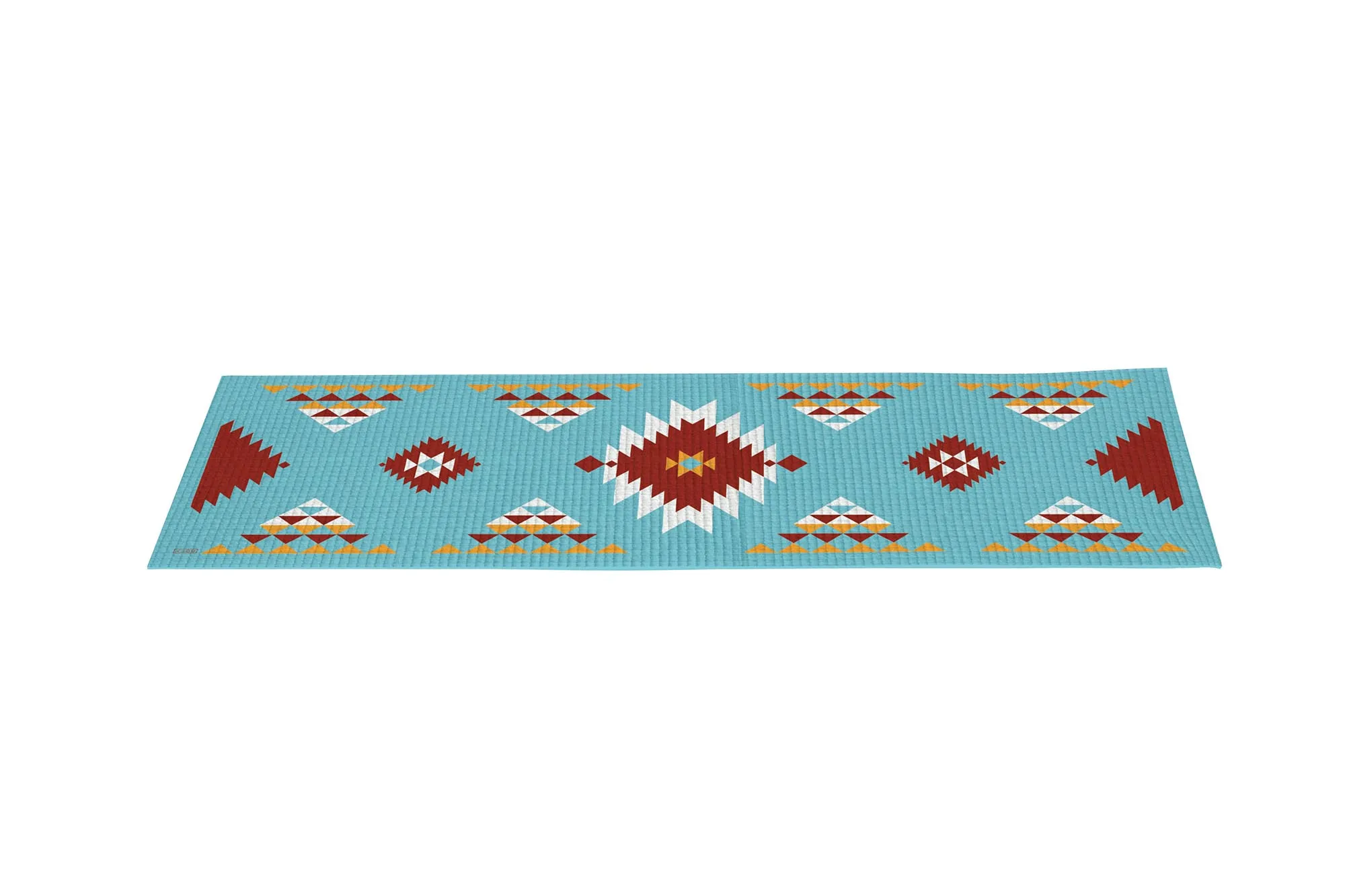 DOIY Yoga Mat Navajo TEAL/RED