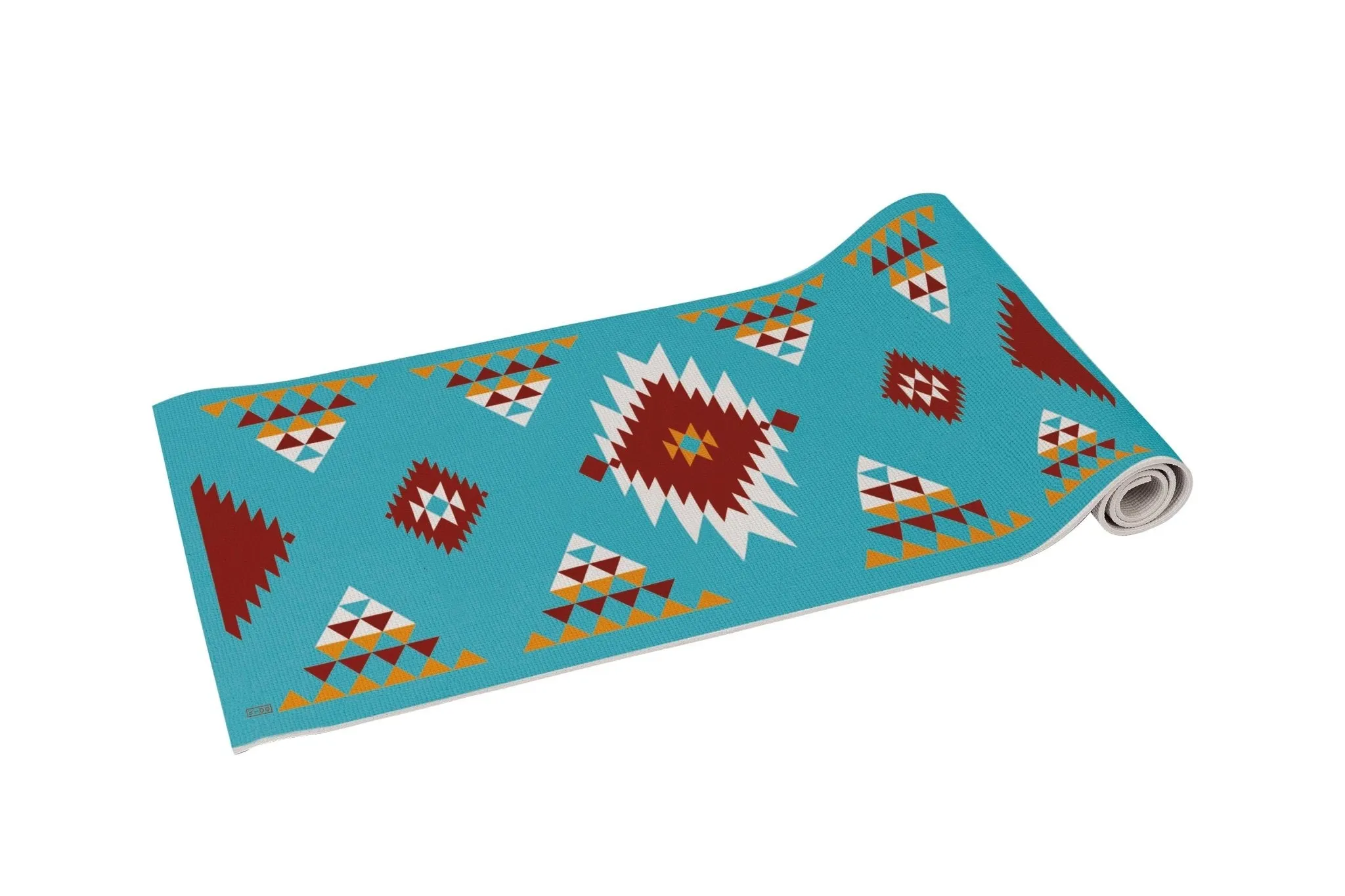 DOIY Yoga Mat Navajo TEAL/RED