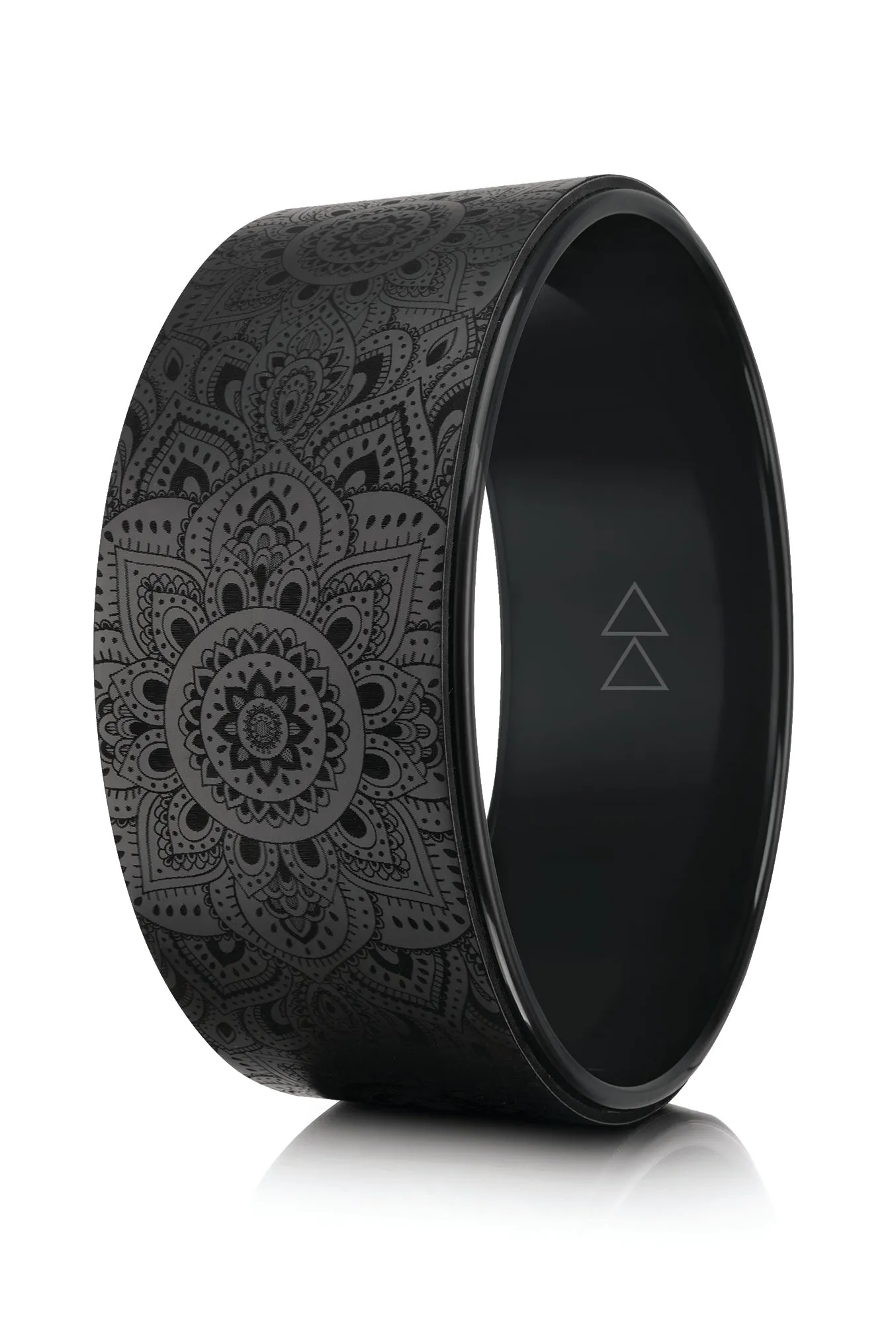 Eco-Friendly Yoga Wheel Cork Mandala Black - Yoga Design Lab