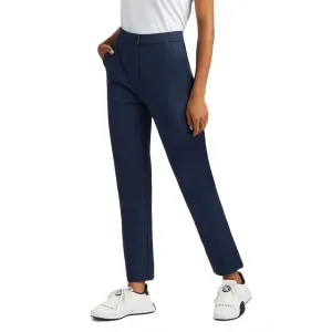 G/Fore Women's Double Knit Cigarette High Rise Stretch Golf Trouser - Twilight