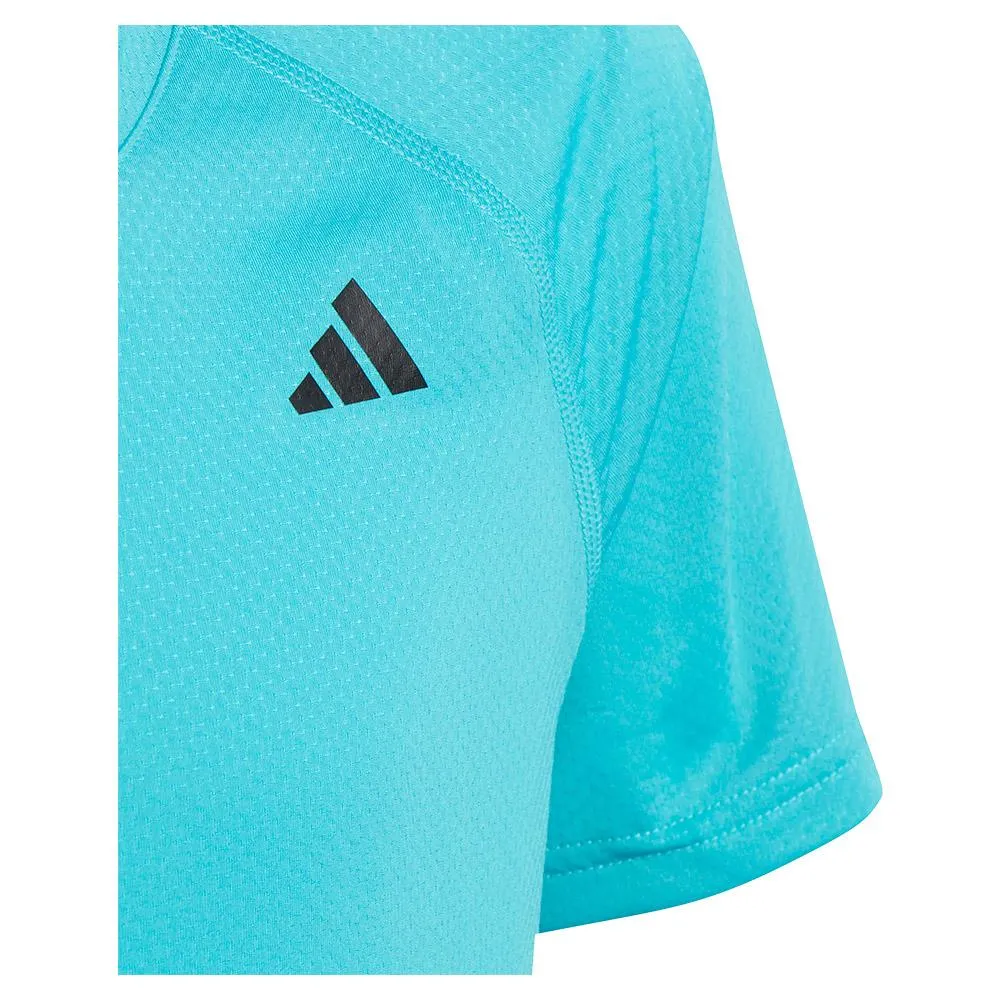 Girl's Club Tennis Top Lucid Cyan