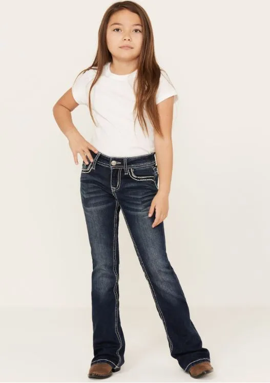 Girl's Grace in L.A. Steer Head Bootcut Jean