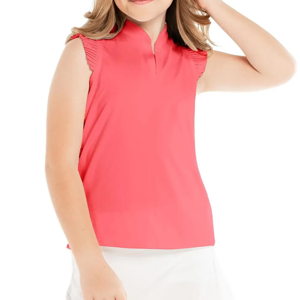 Girls` Pleat Me Up Tennis Tank