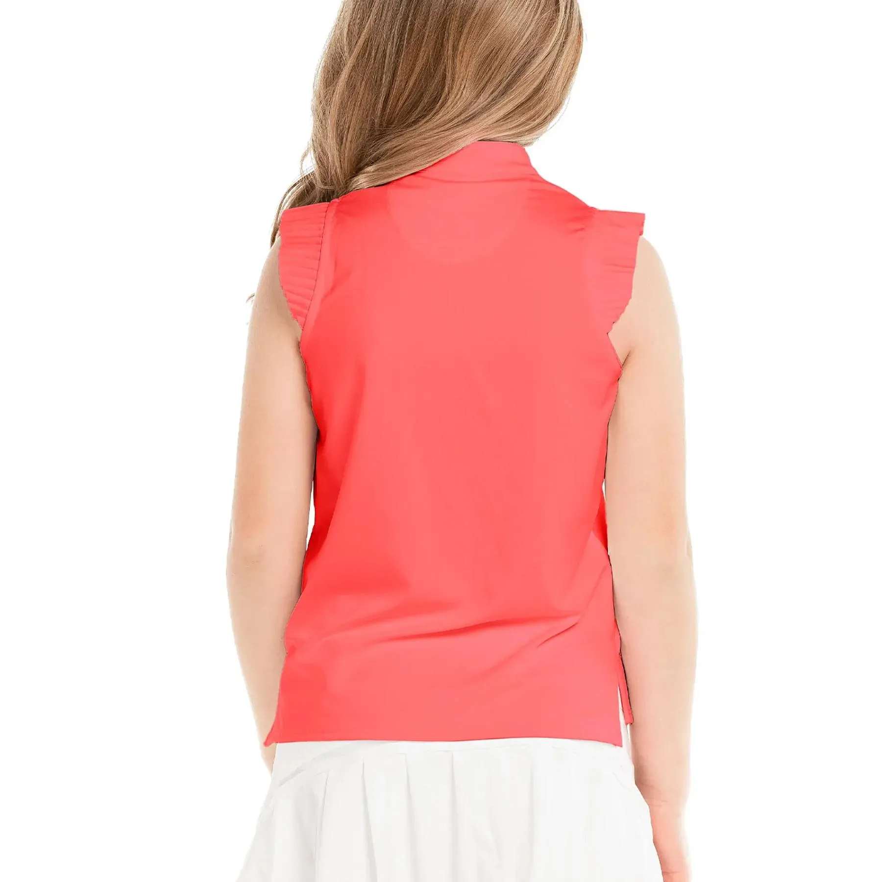 Girls` Pleat Me Up Tennis Tank