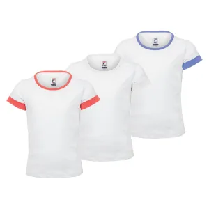 Girls' Short Sleeve Tennis Crew