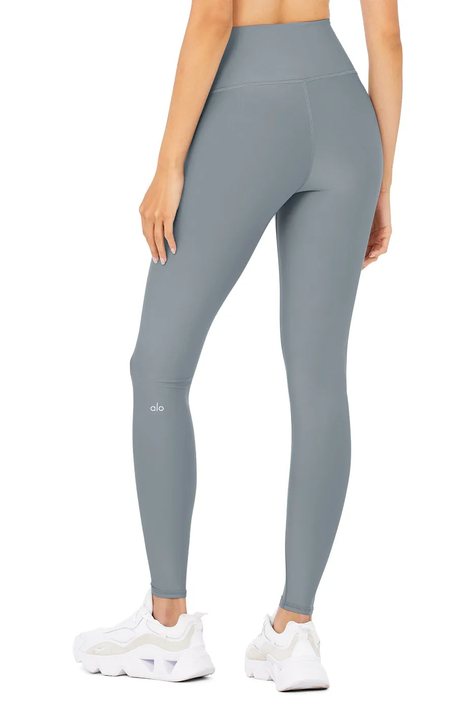 High-Waist Airlift Legging - Steel Blue