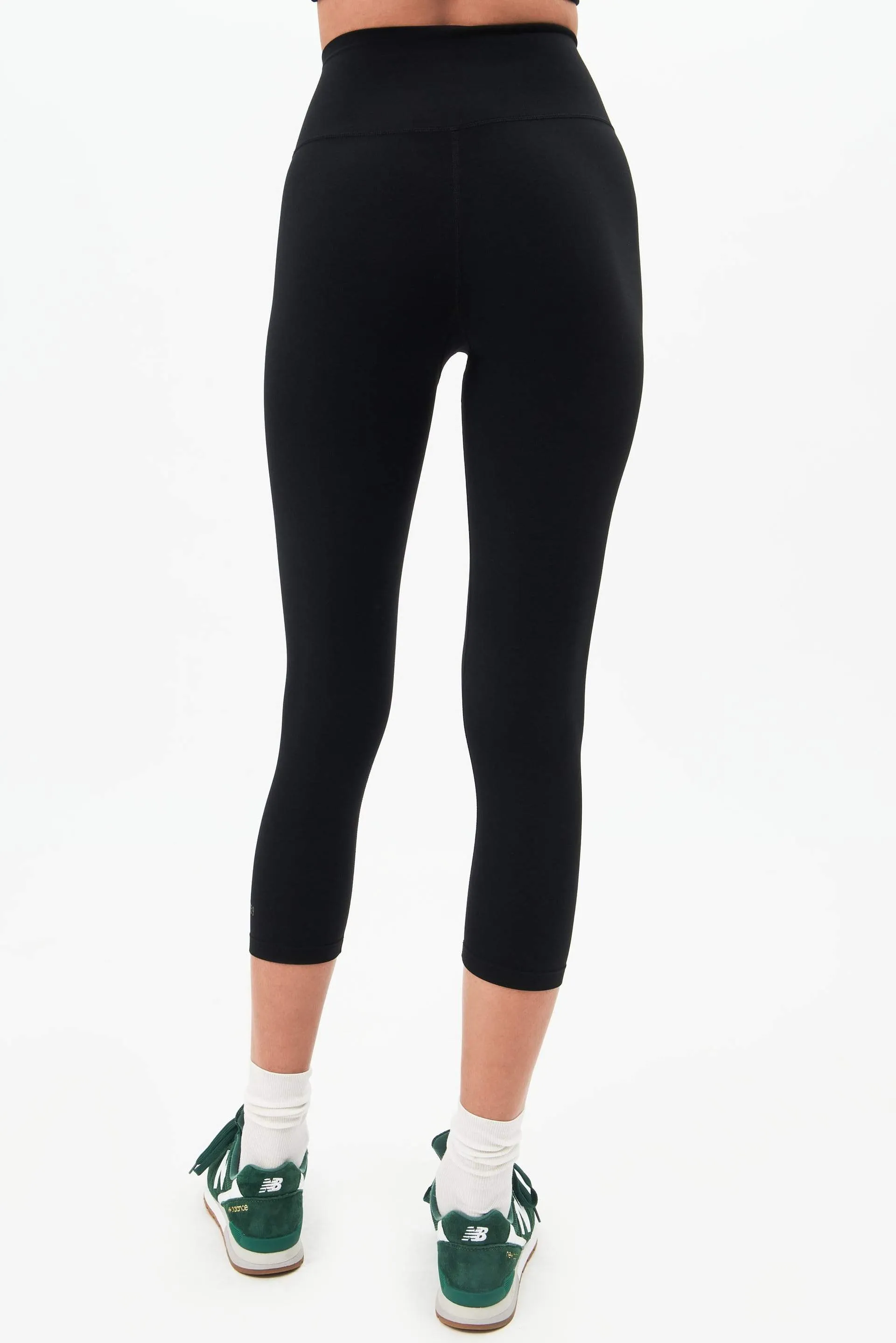 High Waist Airweight Crop, Black