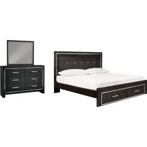 Kaydell 5 Piece King Panel Bedroom