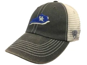 Kentucky Wildcats TOW Gray United Mesh Backed Flexfit One Fit Slouch Hat Cap