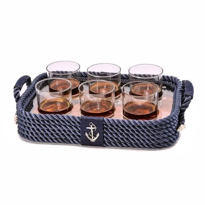 Maritimo Collection Nautical Bar Serving Tray