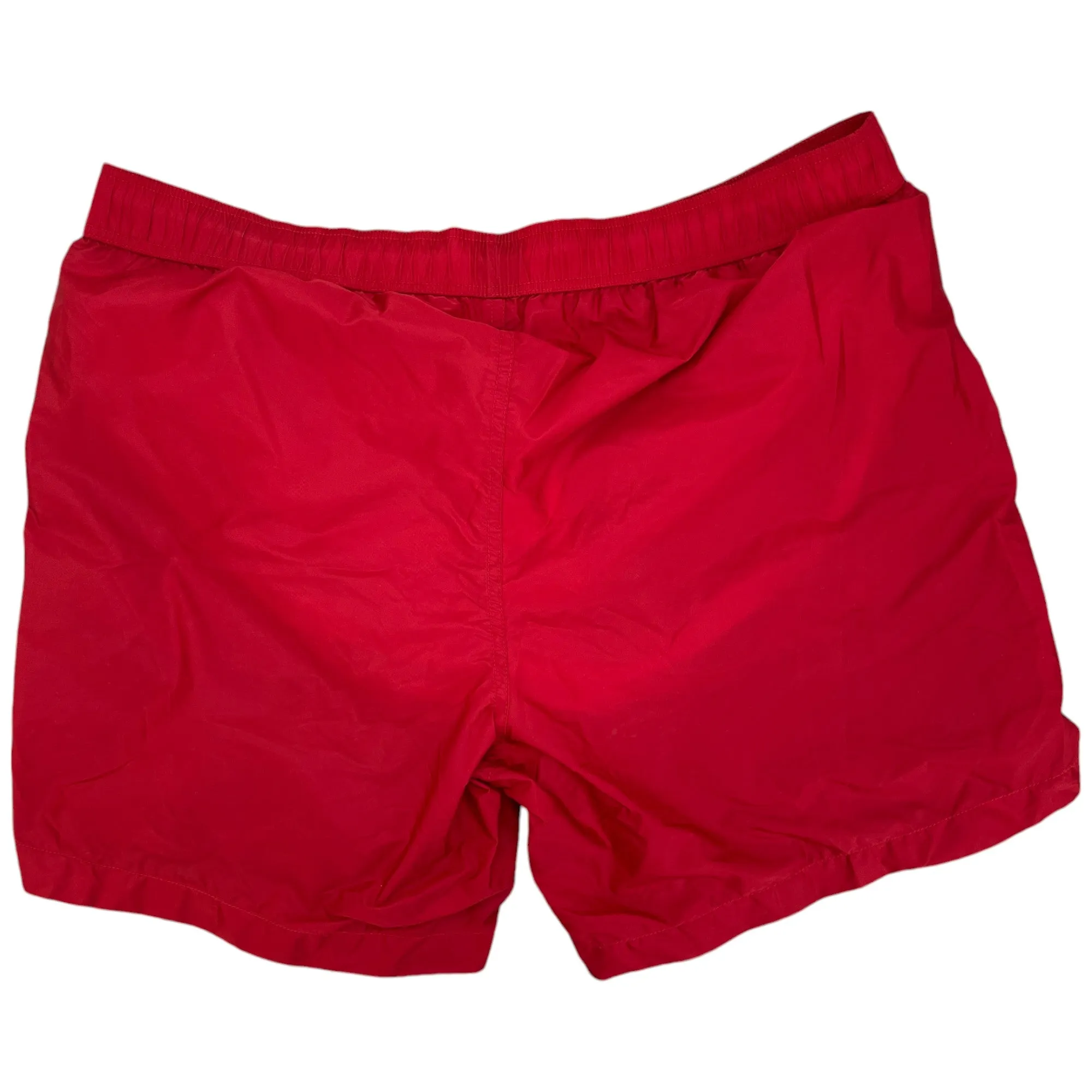 Men's Logo Swim Shorts Red Size XL