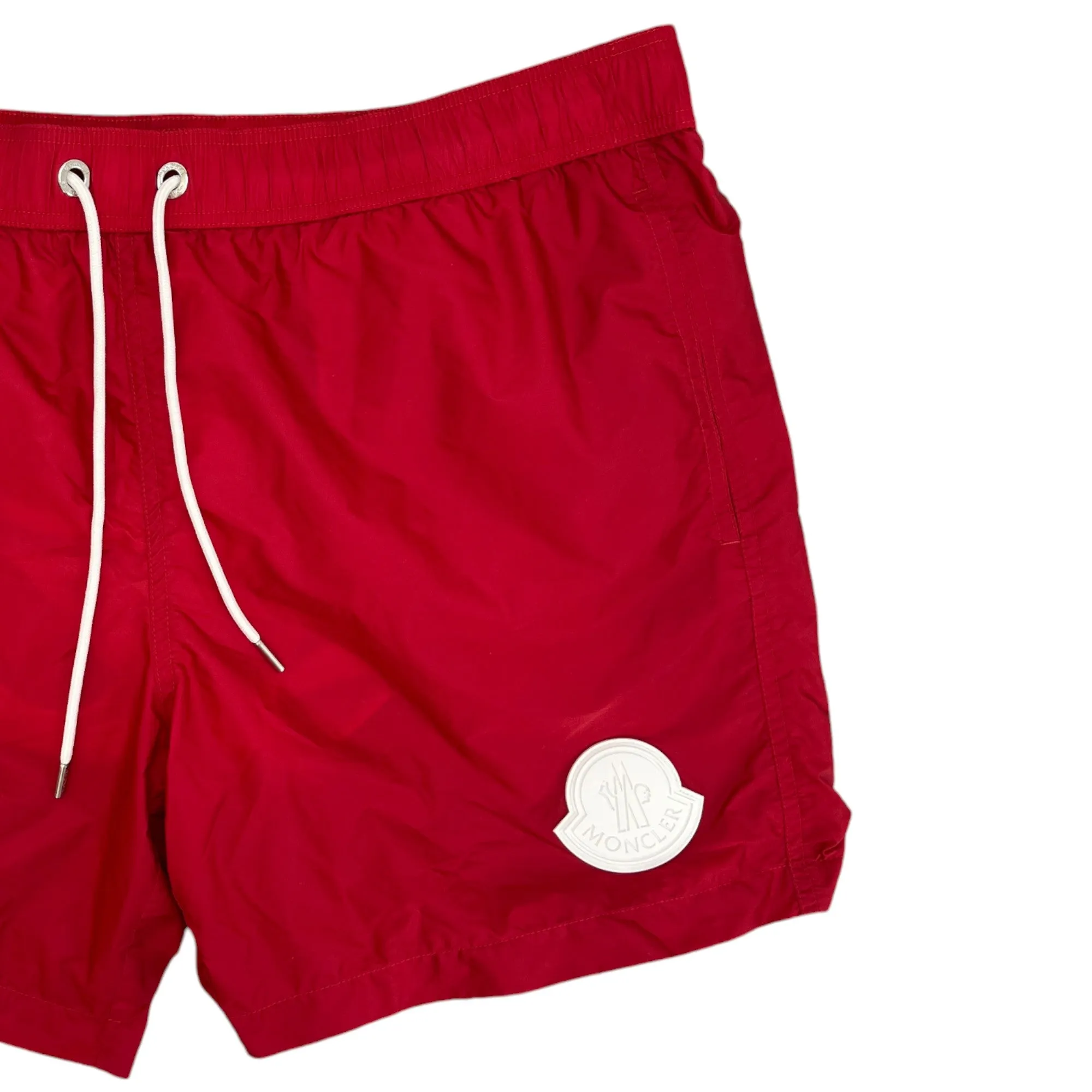 Men's Logo Swim Shorts Red Size XL