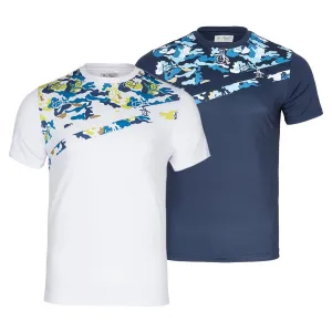 Men`s Performance Camo Block Tennis Top