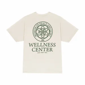 Museum of Peace & Quiet Earth Wellness Center T-Shirt (Bone)