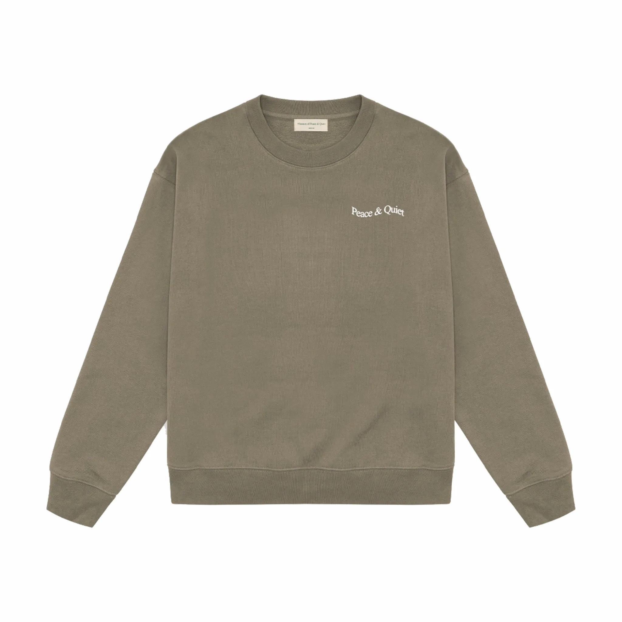 Museum of Peace & Quiet Wordmark Crewneck (Clay)