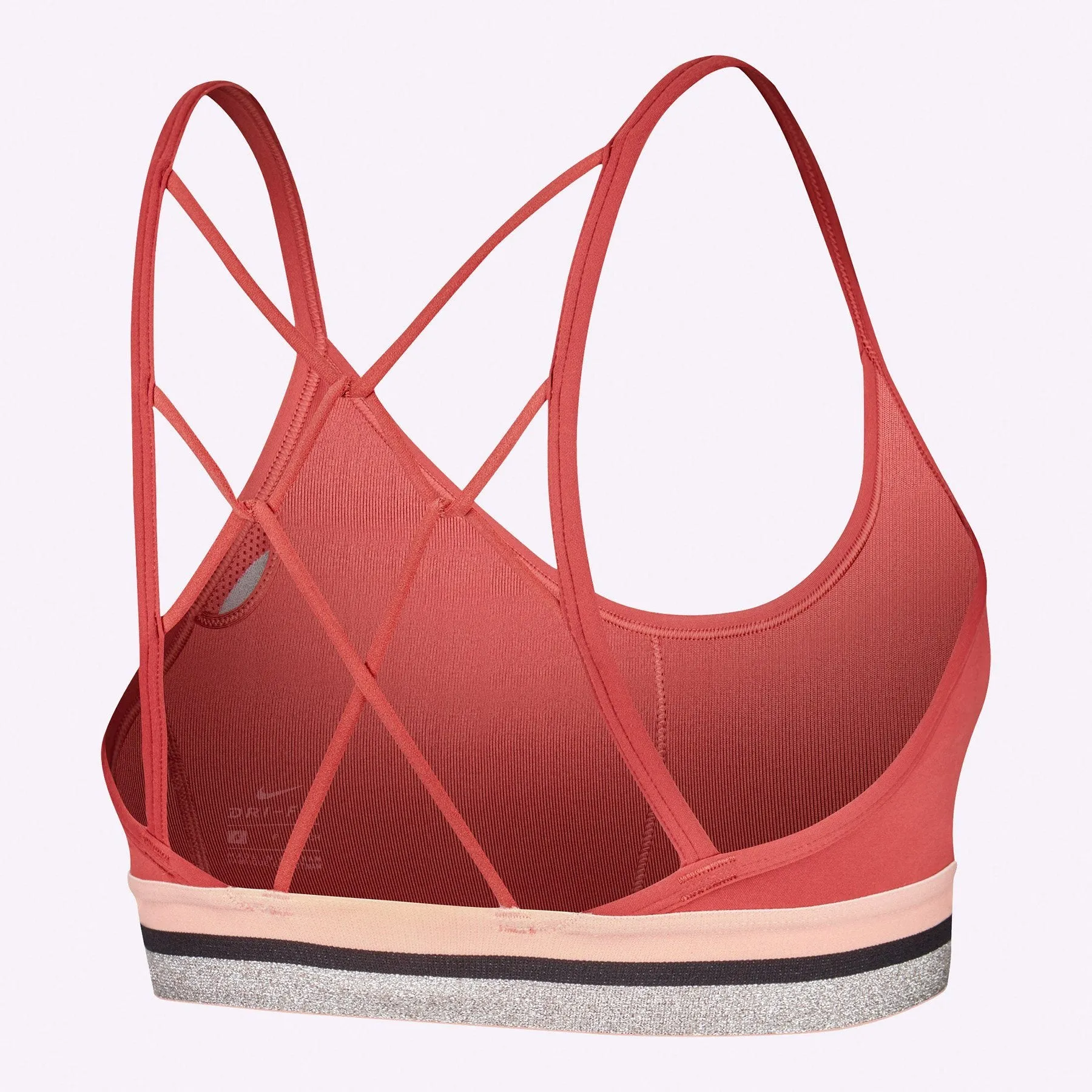 Nike Indy Women's Light-Support Sports Bra - CEDAR/BLEACHED CORAL/BLACK