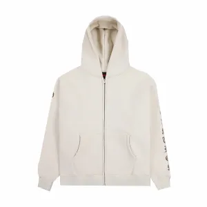 Pleasures OE Zip Up Hoodie (Natural)