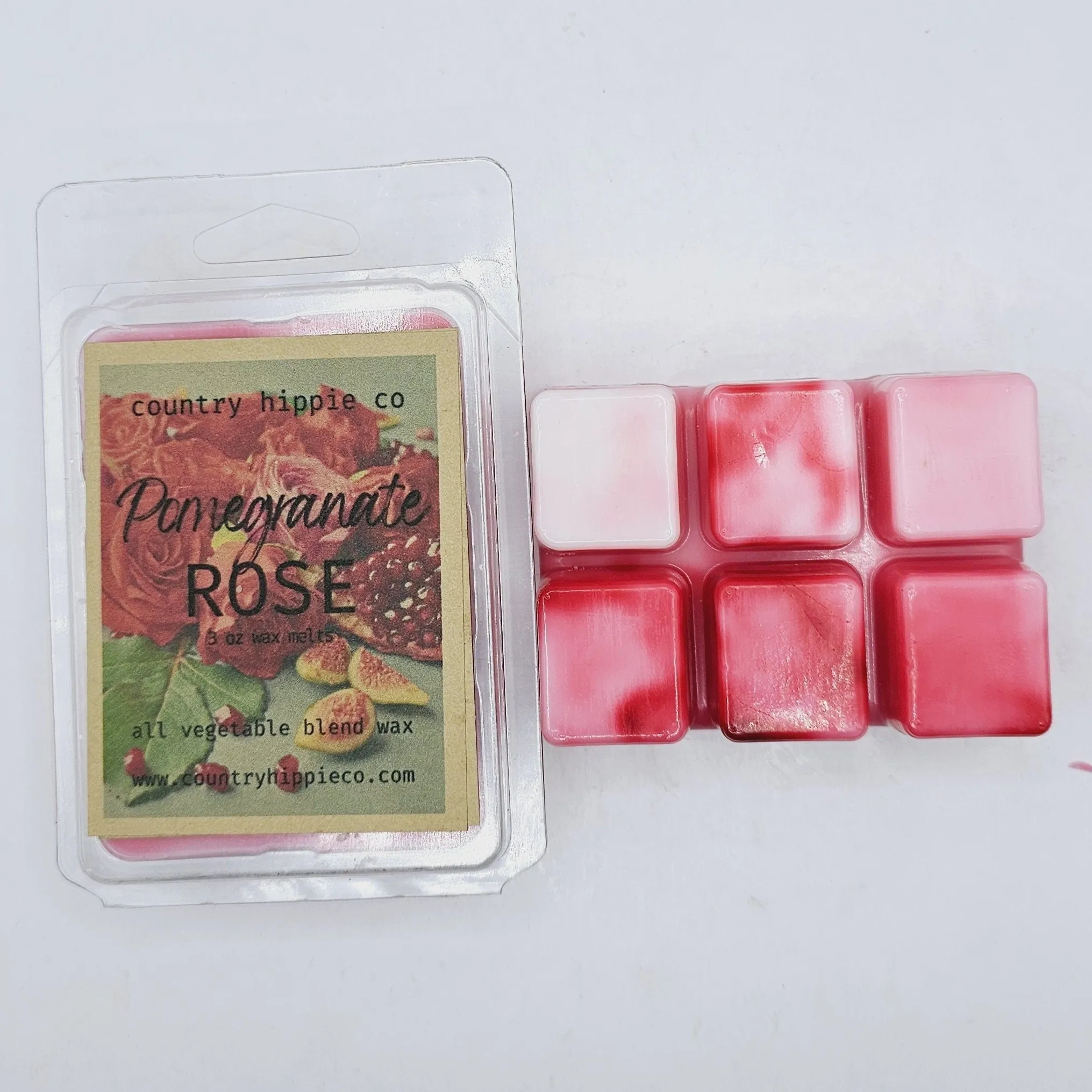 POMEGRANATE ROSE Wax Melts- 3 oz.