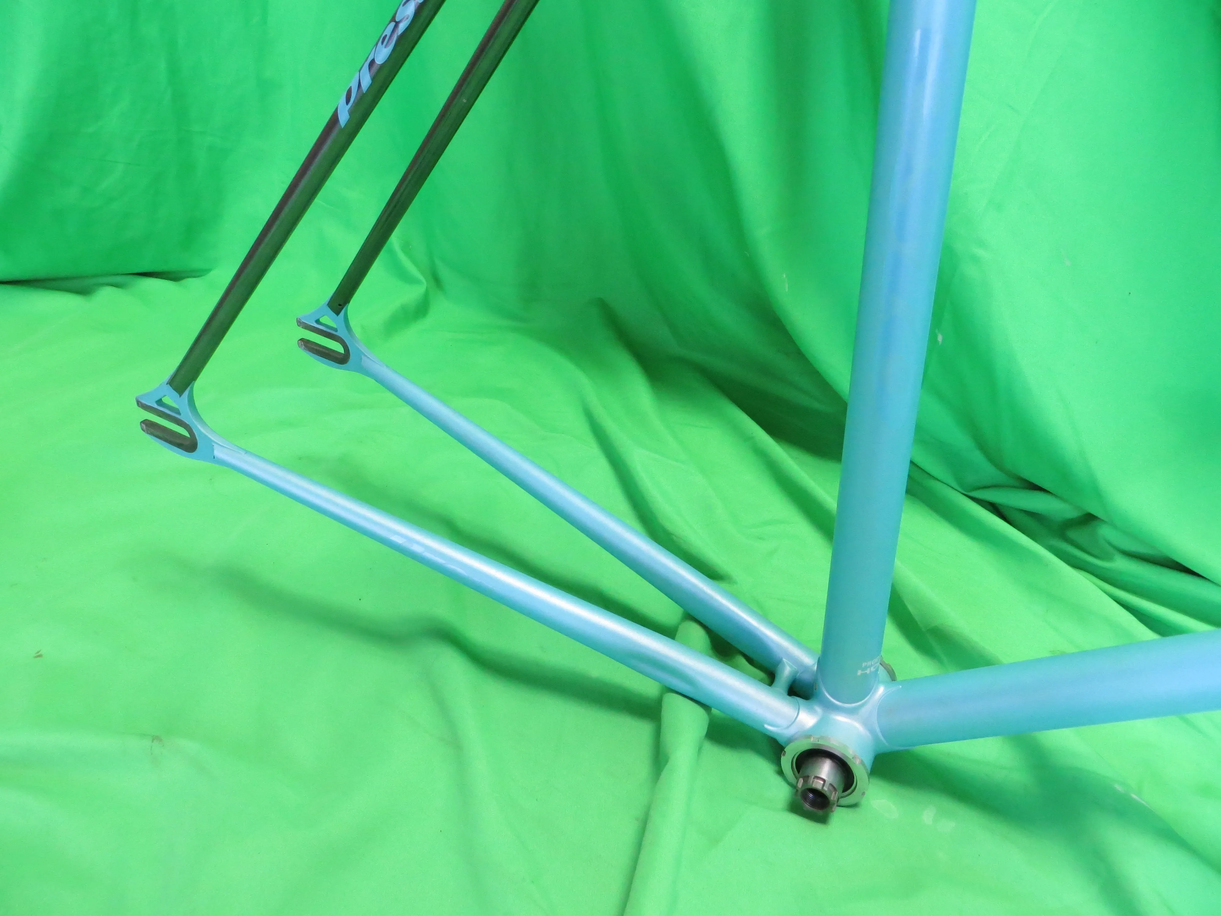 PRESTO Columbus Max Fork // Matte Light Blue / Gray Metallic Two Tone // 55cm Used by SS-Class