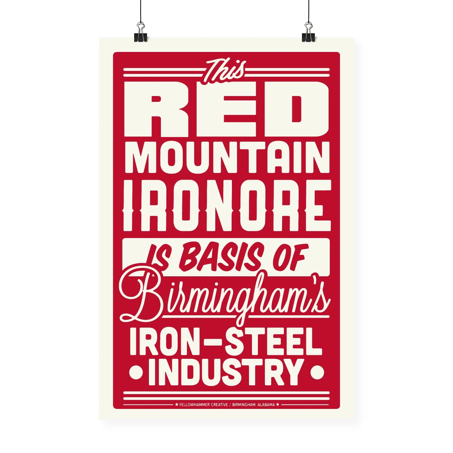 "Red Mountain Sign" Print