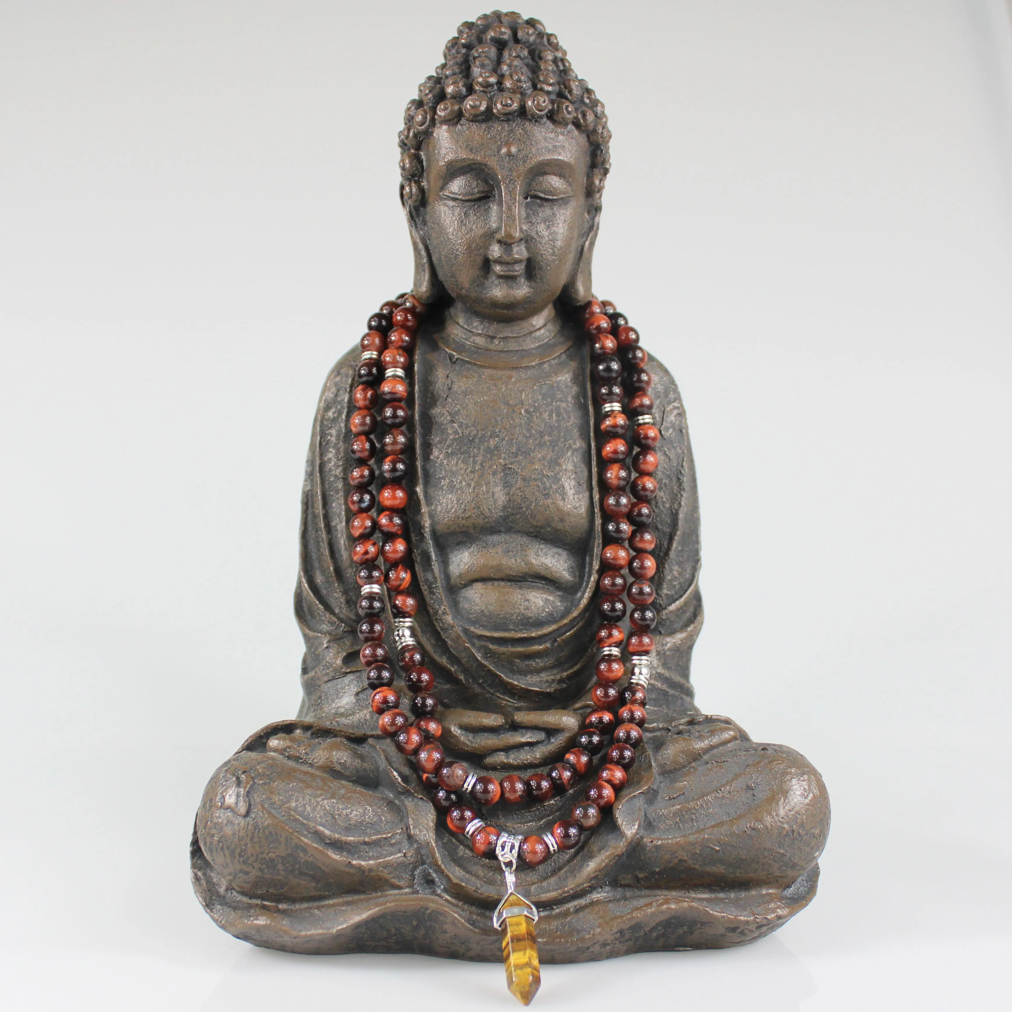 Red Tiger Eye Mala Prayer Beads