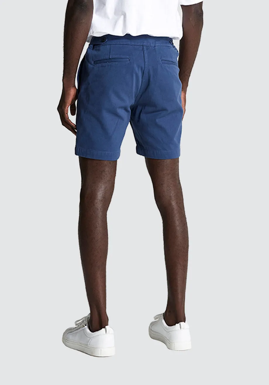 Relaxed Cotton Shorts | Dark Denim