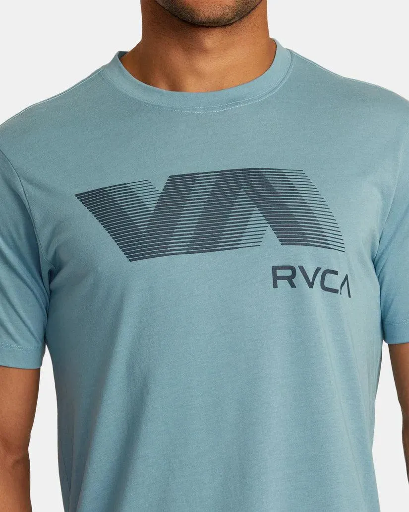 RVCA Men's VA Blur Short Sleeve Tee