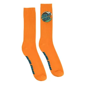 Santa Cruz Skateboards Orange Mens Wave Dot Socks