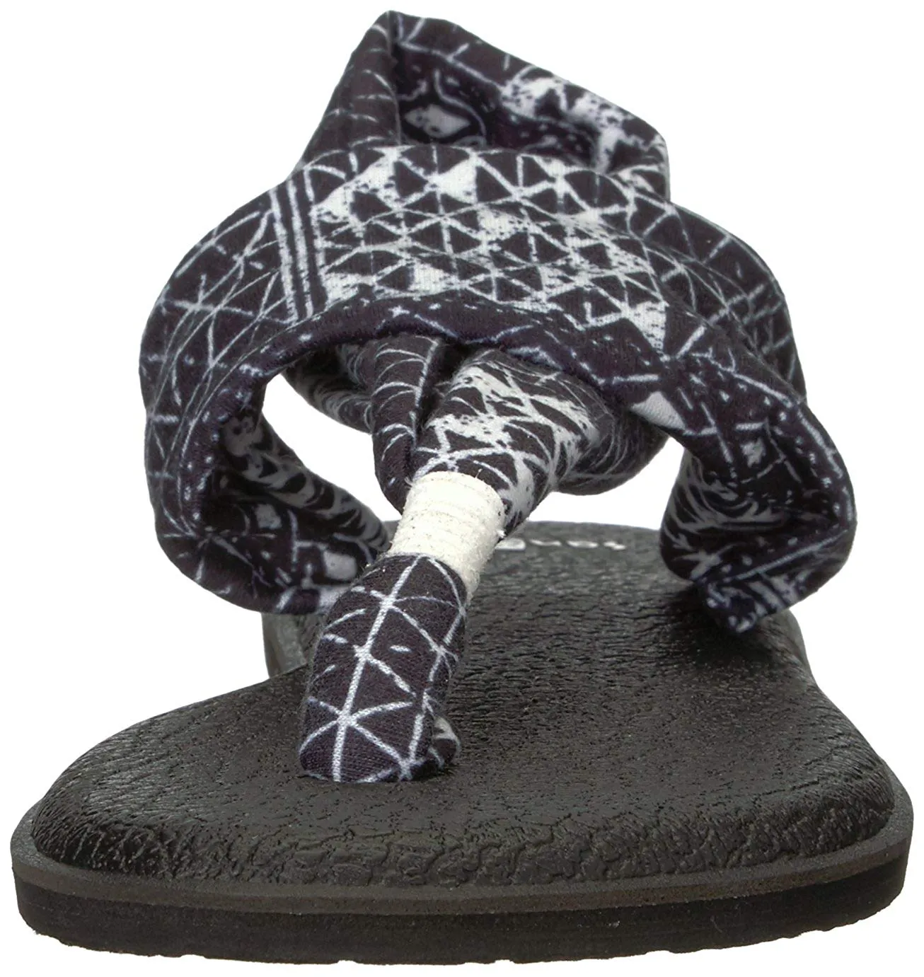 Sanuk Yoga Sling 2 Vintage Black Ojai Folk Sandals - Women's