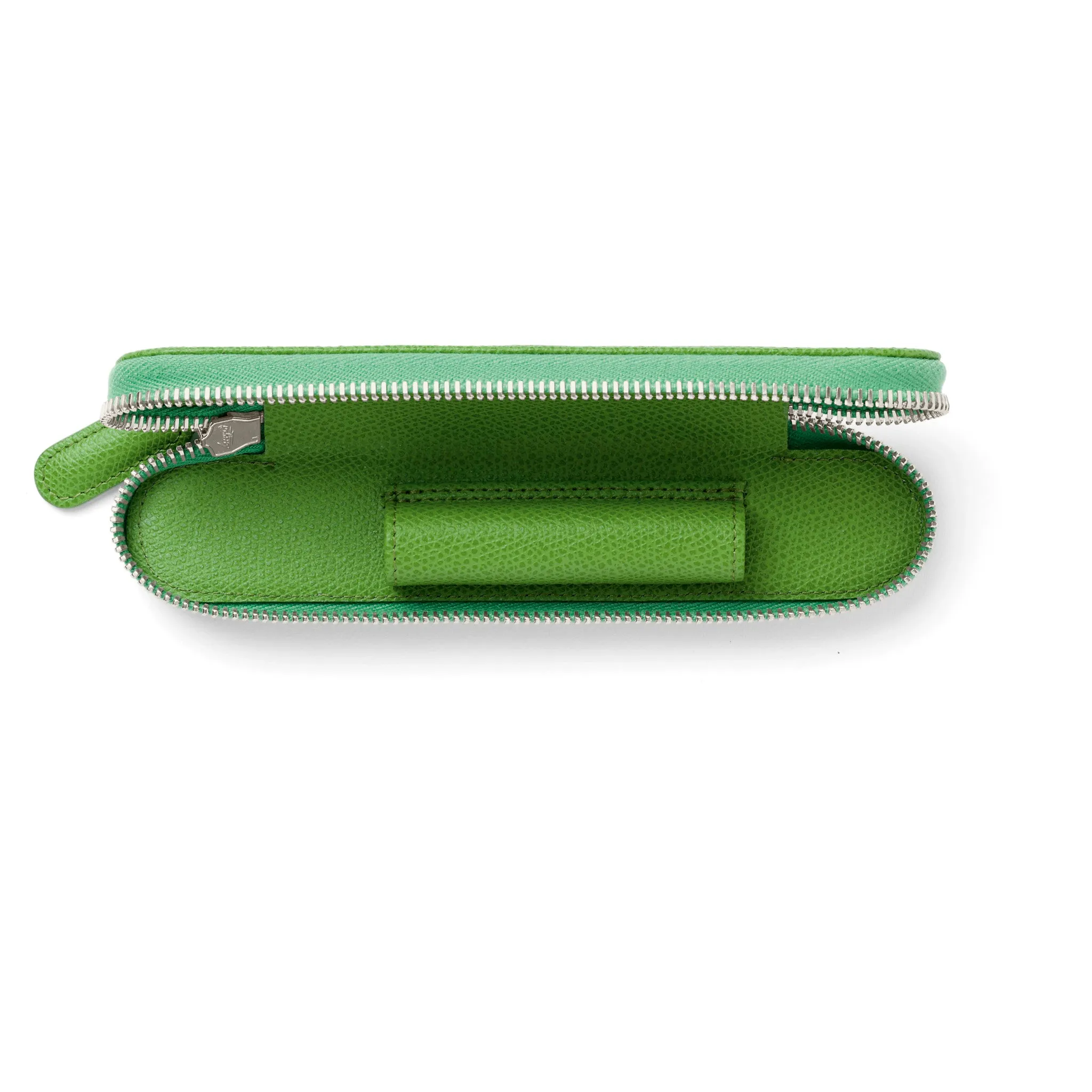 Standard case for 1 pen with zipper Epsom, Viper Green - #118670