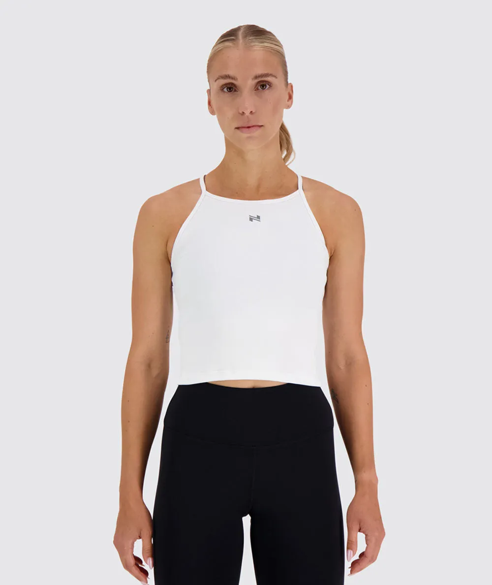 Strappy Ribbed Crop Top