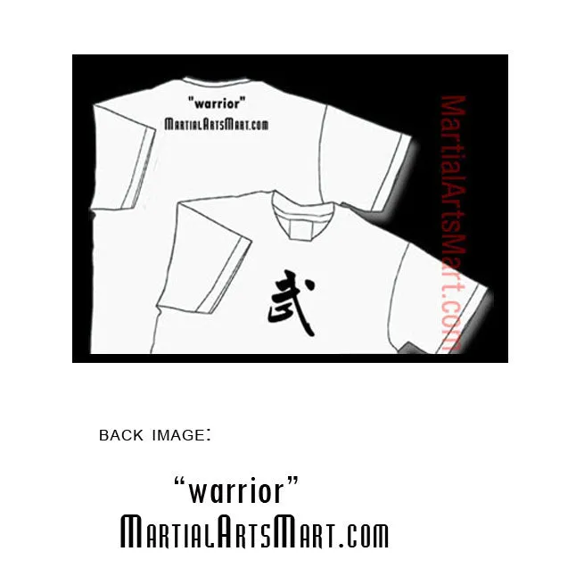 T-Shirt - Warrior in Black Lettering